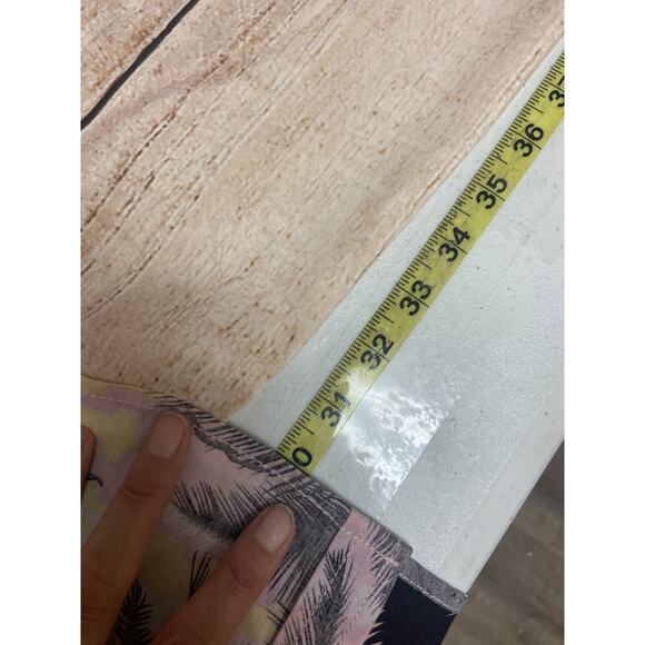 Zip Code Mens Hawaiian Shirt Size Large Short Sleeve Button Down New NWT Floral - Picture 4 of 11